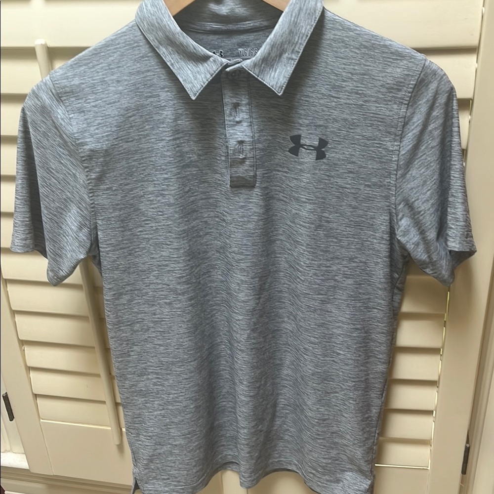 Under Armour Gray Performance Polo Shirt